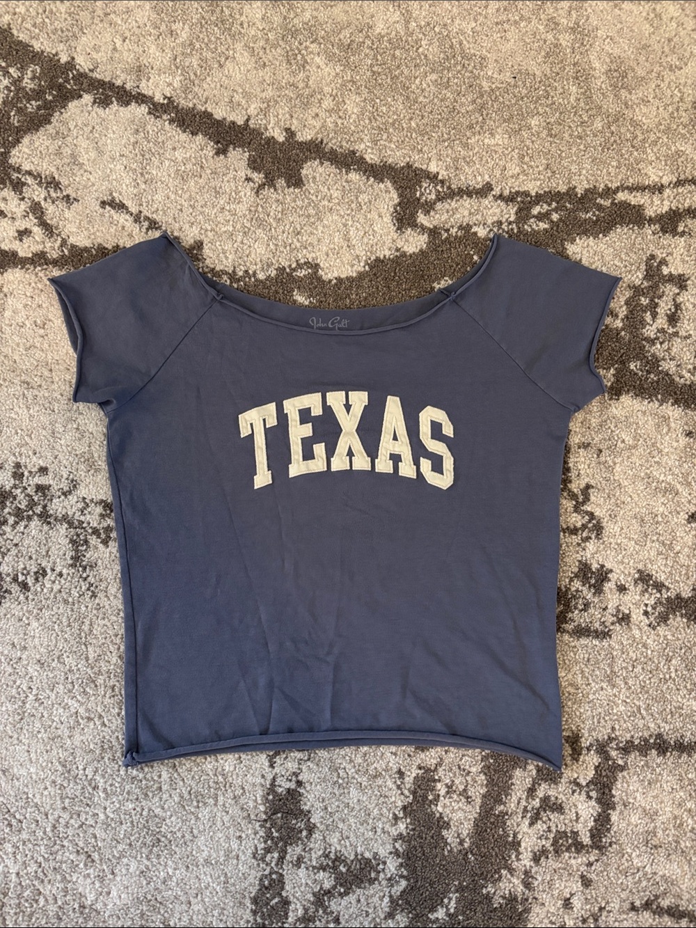 Brandy Melville / John Galt - Dark Grey "TEXAS" Graphic Tee!!